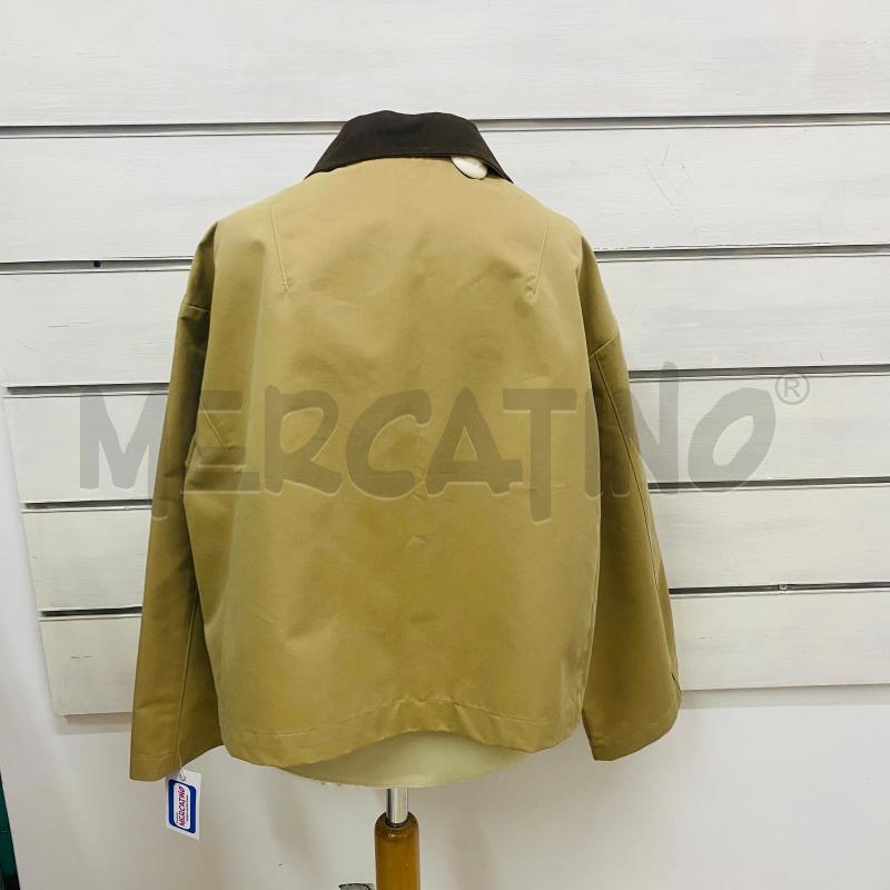 GIACCA DONNA ZARA BEIGE COLLETTO MARRONE | Mercatino dell'Usato Lago patria - giugliano in c. 5