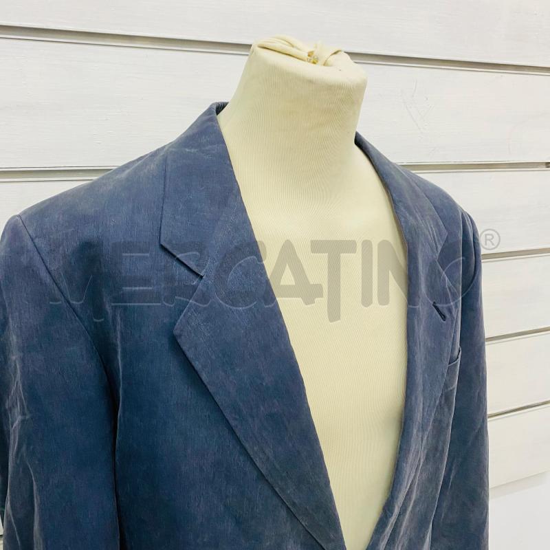 GIACCA UOMO KARL LAGERFELD 100%SETA BLU SCURO  | Mercatino dell'Usato Lago patria - giugliano in c. 2