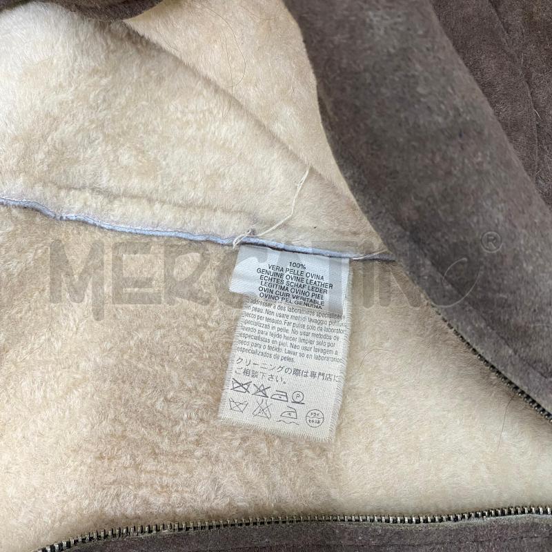 GILET DONNA BROOKSFIELD SCAMOSCIATO VERA PELLE INTERNO TEDDY MARRONE | Mercatino dell'Usato Lago patria - giugliano in c. 4