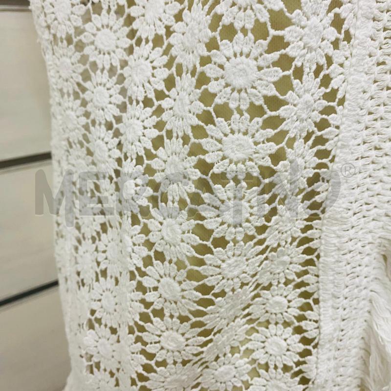 GILET DONNA DONDUP BIANCO TRAFORATO MACRAMÈ | Mercatino dell'Usato Lago patria - giugliano in c. 3