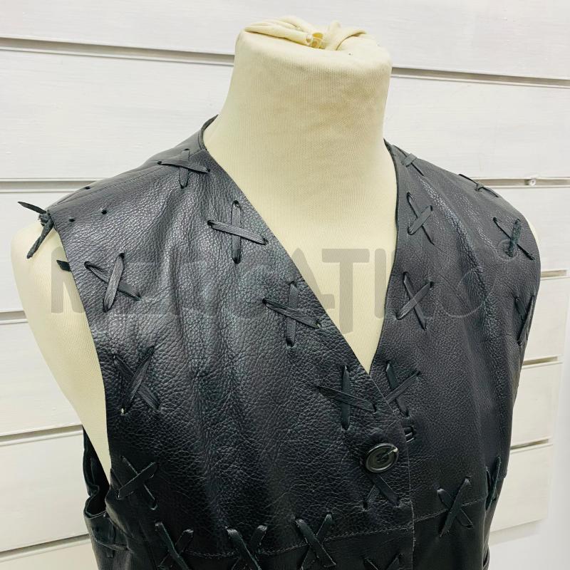 GILET UOMO D&G PELLE VINTAGE NERO | Mercatino dell'Usato Lago patria - giugliano in c. 2