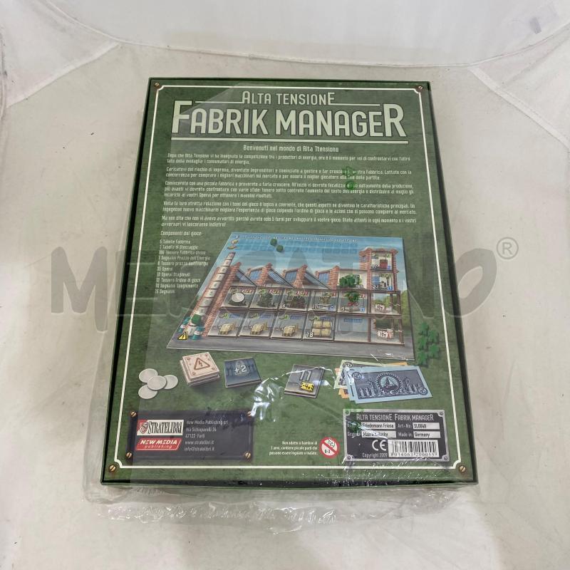 GIOCO ALTA TENSIONE FABRIK MANAGER | Mercatino dell'Usato Lago patria - giugliano in c. 3