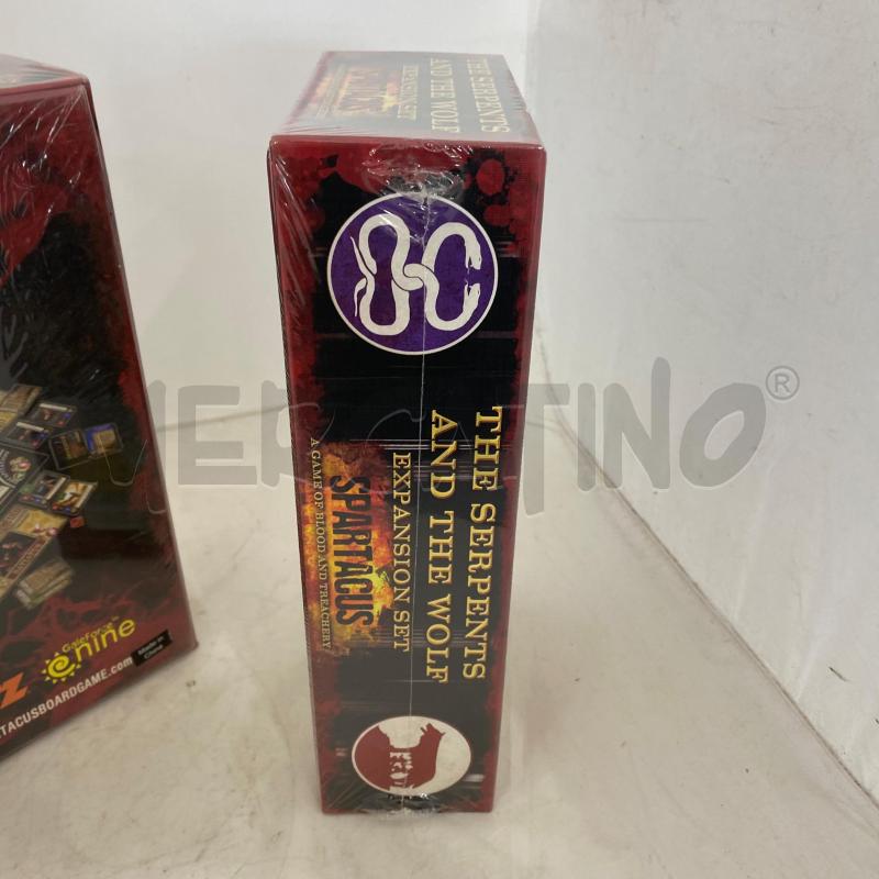 GIOCO SPARTACUS + THE SERPENTS AND THE WOLF INGLESI | Mercatino dell'Usato Lago patria - giugliano in c. 5