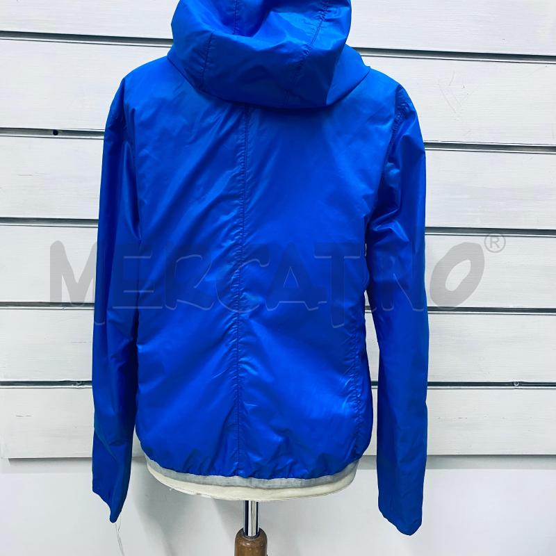 GIUBBINO DONNA K-WAY BLU INTERNO GRIGIO  | Mercatino dell'Usato Lago patria - giugliano in c. 3