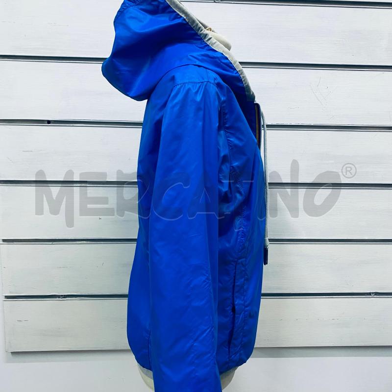 GIUBBINO DONNA K-WAY BLU INTERNO GRIGIO  | Mercatino dell'Usato Lago patria - giugliano in c. 4