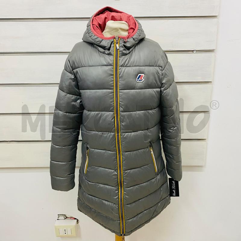GIUBBINO DONNA K-WAY DUBLEFACE GRIGIO ROSA | Mercatino dell'Usato Lago patria - giugliano in c. 1