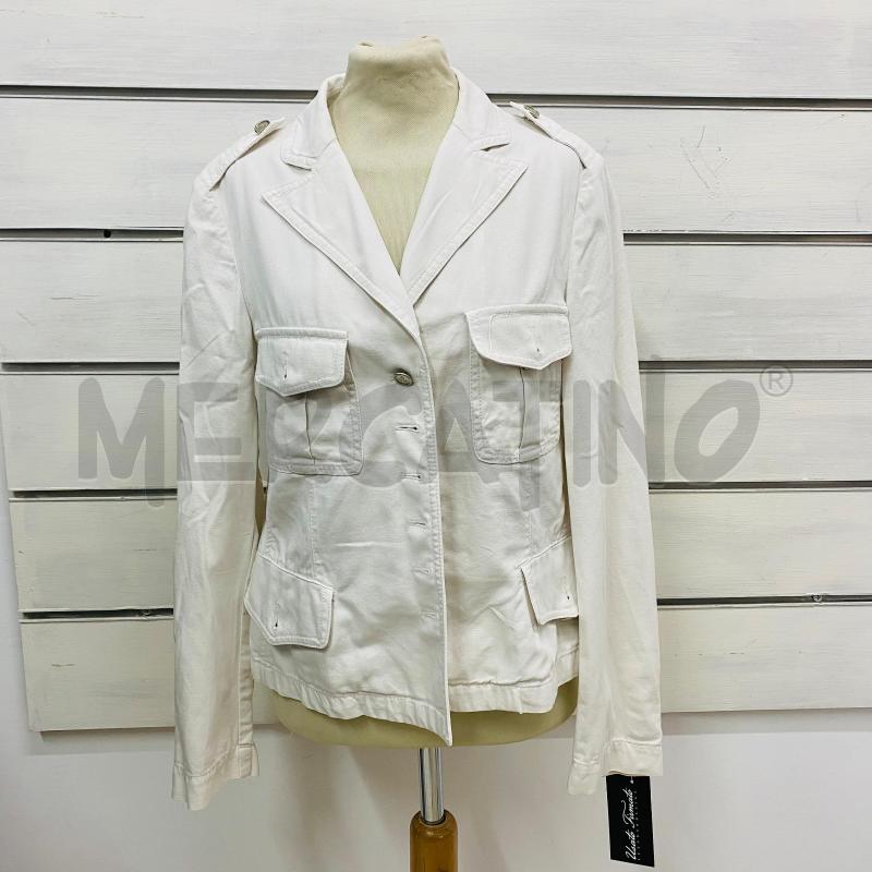 GIUBBINO DONNA SEVENTY BIANCA DENIM  | Mercatino dell'Usato Lago patria - giugliano in c. 1