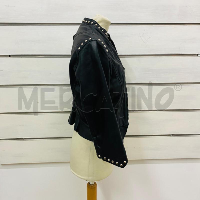GIUBBINO DONNA TAKESHY KUROSAWA IN PELLE NERA BORCHIE | Mercatino dell'Usato Lago patria - giugliano in c. 4