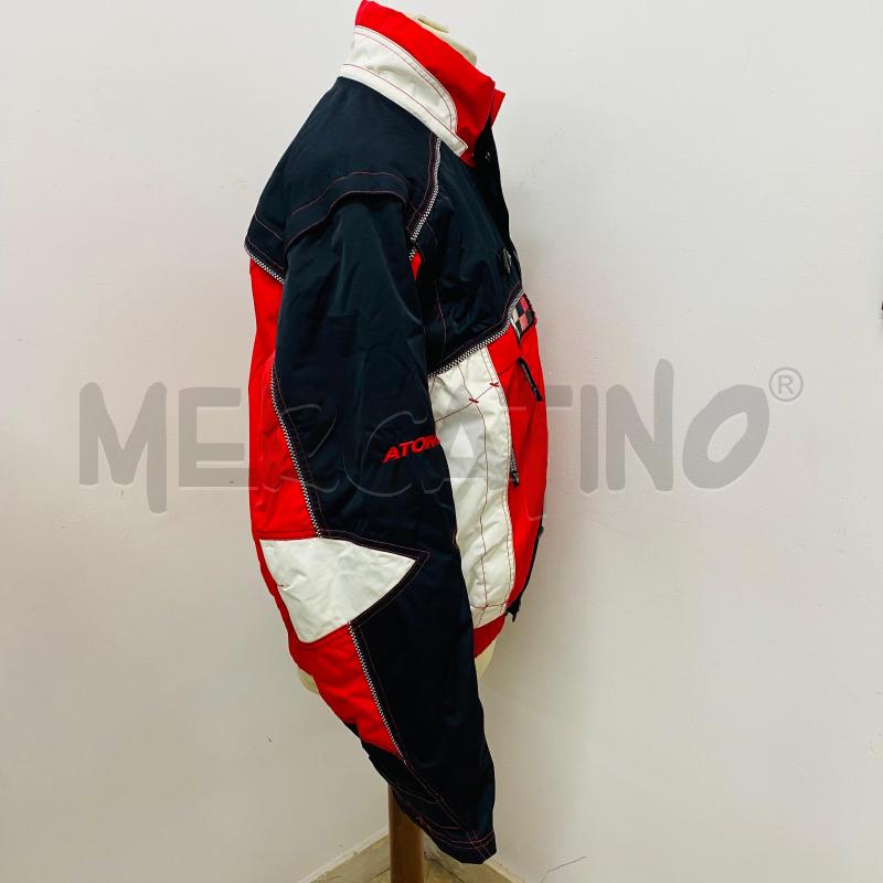 GIUBBINO UOMO ATOMIC ROSSO ARGENTO MOTO | Mercatino dell'Usato Lago patria - giugliano in c. 3