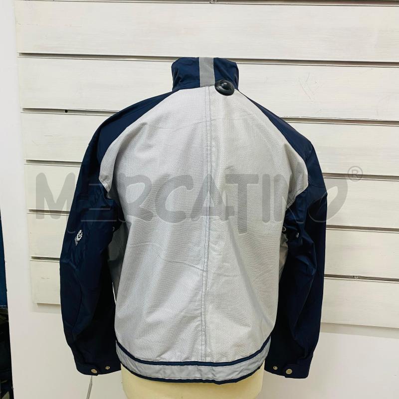 GIUBBINO UOMO BELSTAFF TESSUTO TECNICO ARGENTO E BLU | Mercatino dell'Usato Lago patria - giugliano in c. 5