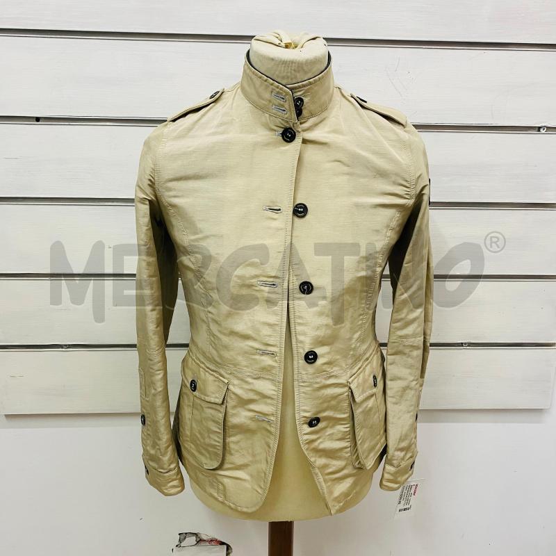 GIUBBINO UOMO REFRIGIWEAR BIEGE BOTTONI NERI LOGO  | Mercatino dell'Usato Lago patria - giugliano in c. 1