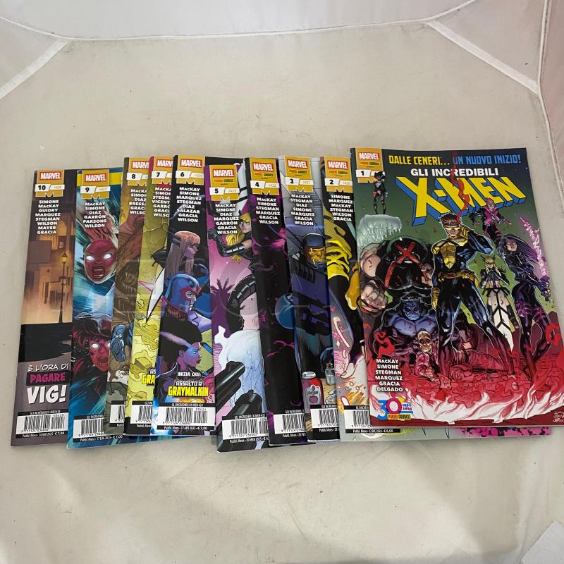 GLI INCREDIBILI X-MEN DA 1 A 10 | Mercatino dell'Usato Lago patria - giugliano in c. 1
