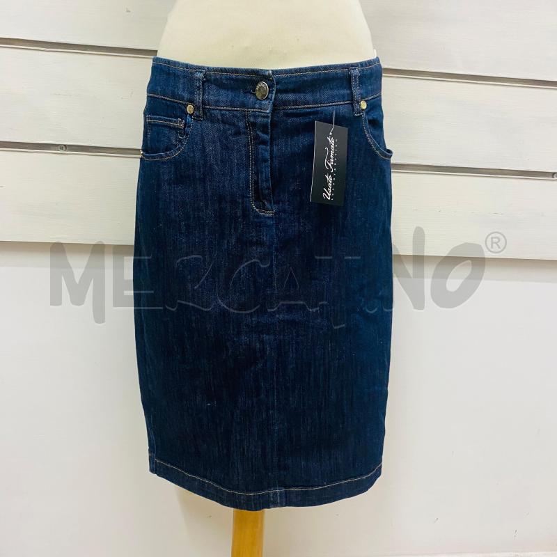 GONNA DENIM MAX%CO BAGNO SCURO ZIP DIETRO | Mercatino dell'Usato Lago patria - giugliano in c. 1