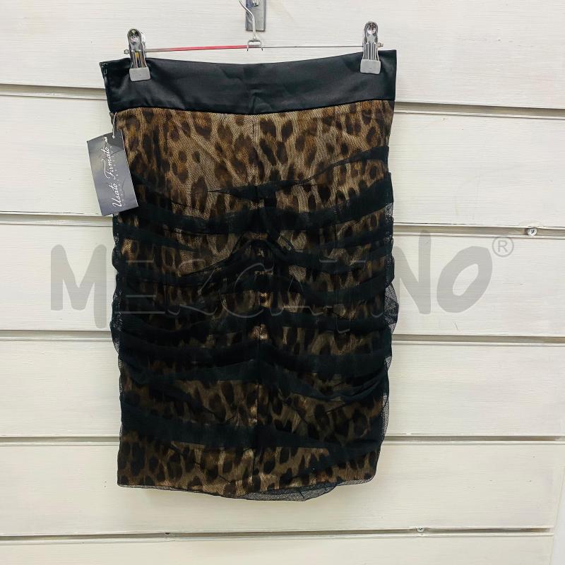 GONNA ELISABETTA FRANCHI ANIMALIER VERO ARRICCIATO NERO | Mercatino dell'Usato Lago patria - giugliano in c. 4