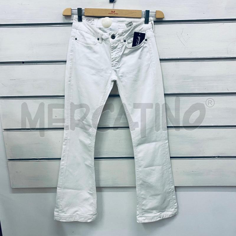 JEANS DONNA DONDUP BIANCO | Mercatino dell'Usato Lago patria - giugliano in c. 1