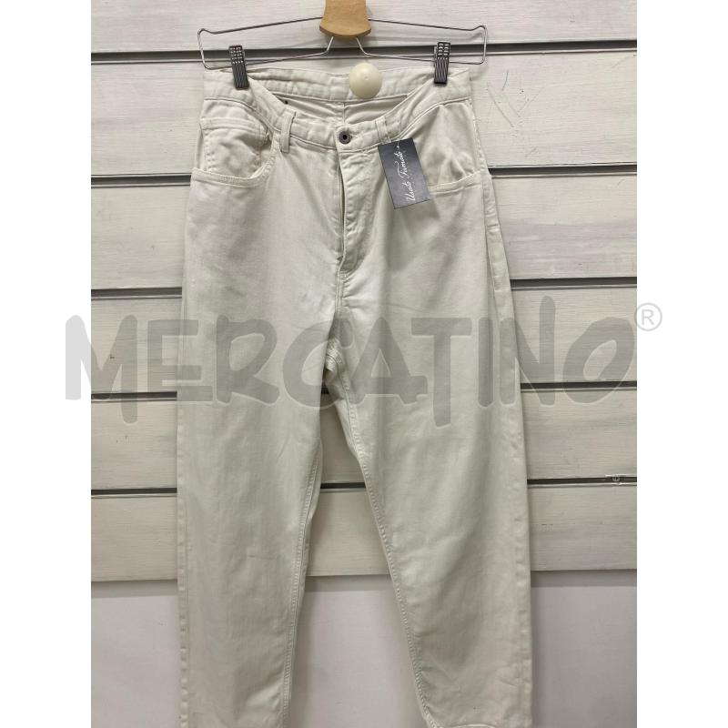 JEANS DONNA PENCE BIANCO  | Mercatino dell'Usato Lago patria - giugliano in c. 1