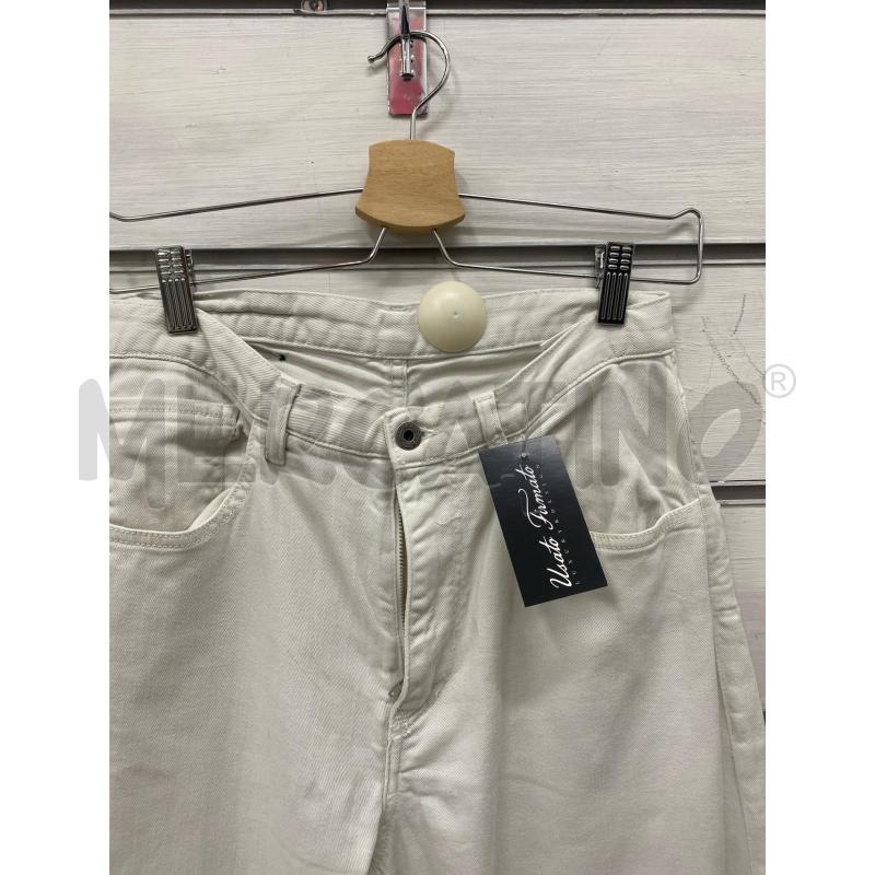 JEANS DONNA PENCE BIANCO  | Mercatino dell'Usato Lago patria - giugliano in c. 2