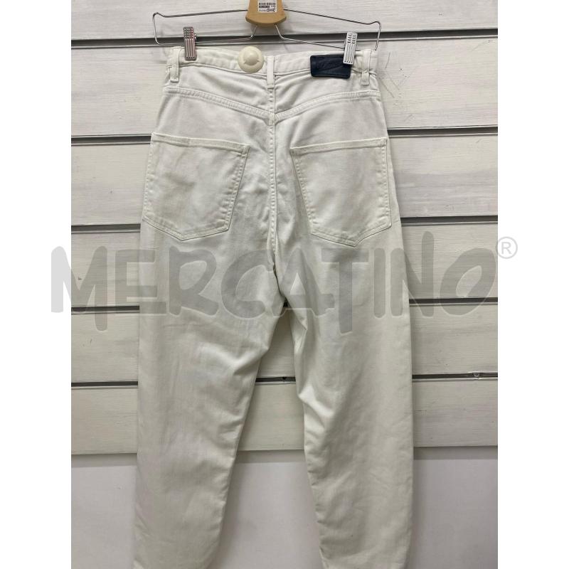 JEANS DONNA PENCE BIANCO  | Mercatino dell'Usato Lago patria - giugliano in c. 3