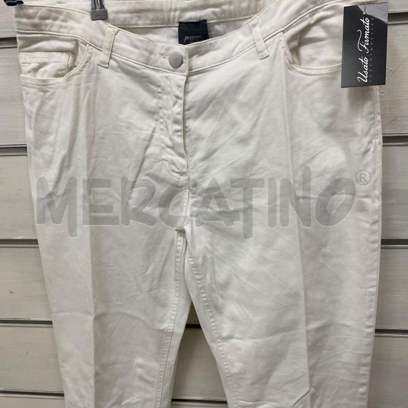JEANS DONNA PERSONA BIANCO  | Mercatino dell'Usato Lago patria - giugliano in c. 3