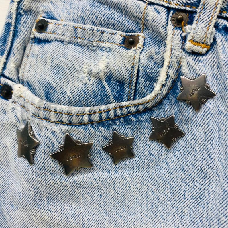 JEANS DONNA REPLAY BAGNO CHIARO FTELLE METALLO | Mercatino dell'Usato Lago patria - giugliano in c. 2