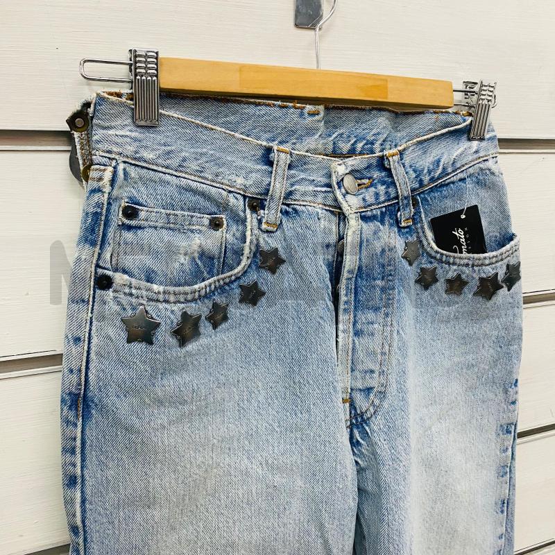 JEANS DONNA REPLAY BAGNO CHIARO FTELLE METALLO | Mercatino dell'Usato Lago patria - giugliano in c. 3