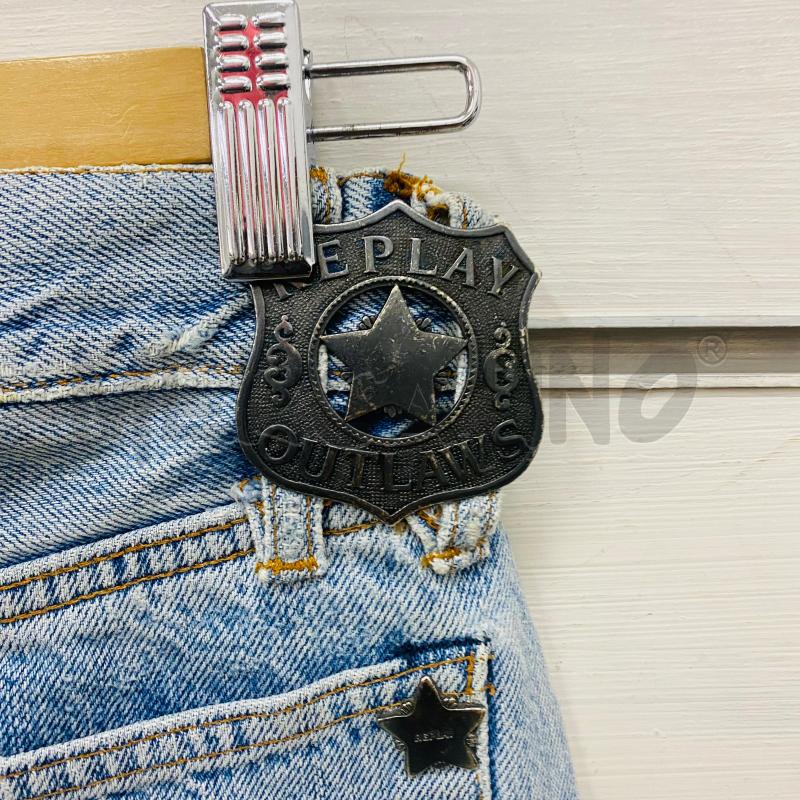JEANS DONNA REPLAY BAGNO CHIARO FTELLE METALLO | Mercatino dell'Usato Lago patria - giugliano in c. 5