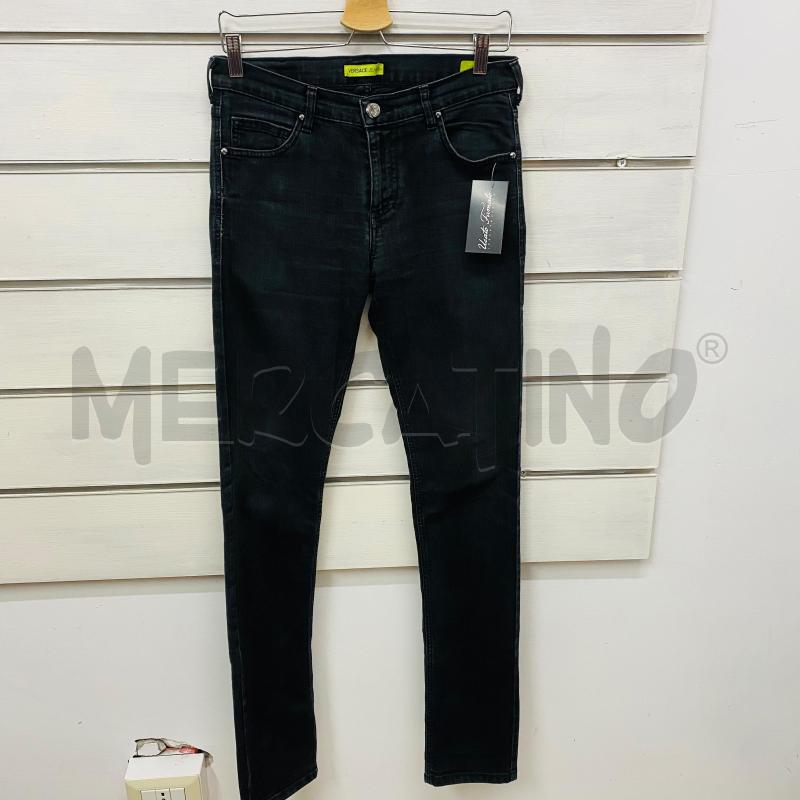 JEANS DONNA VERSACE JEANS NERO STENNA DIETRO | Mercatino dell'Usato Lago patria - giugliano in c. 1