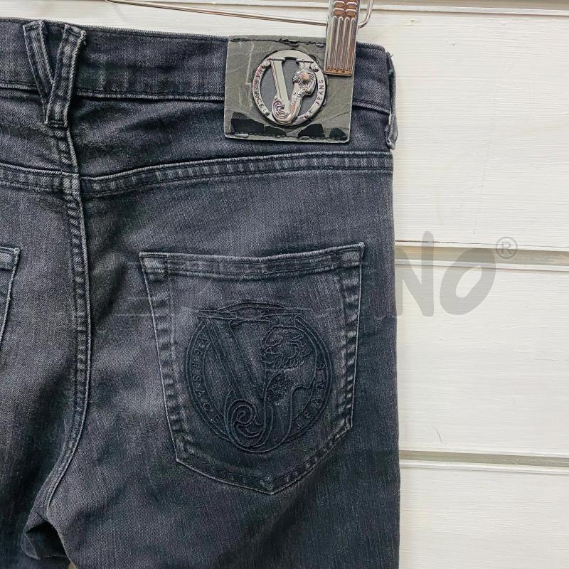 JEANS DONNA VERSACE JEANS NERO STENNA DIETRO | Mercatino dell'Usato Lago patria - giugliano in c. 5