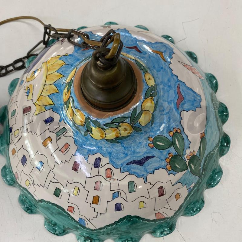 LAMPADARIO VIETRI MASSIMINO DECORO CASETTE | Mercatino dell'Usato Lago patria - giugliano in c. 3