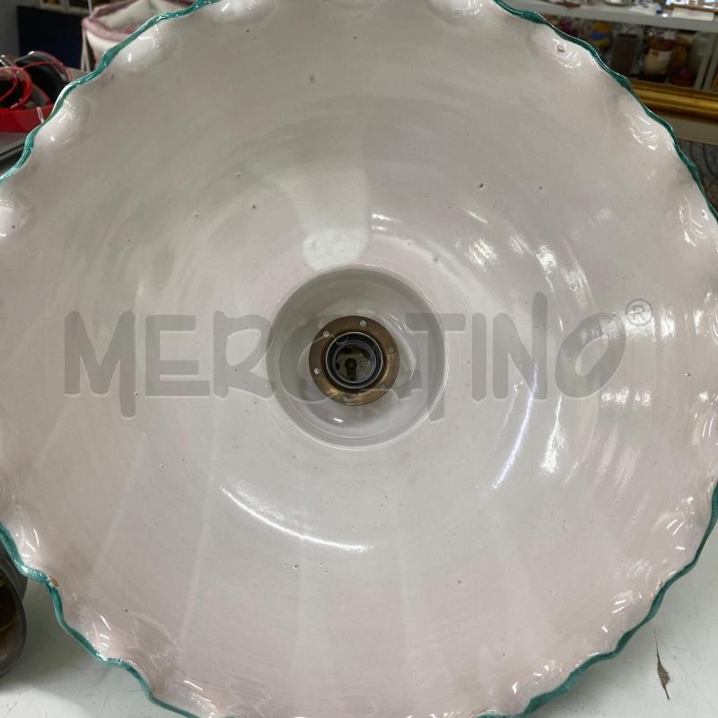 LAMPADARIO VIETRI MASSIMINO DECORO CASETTE | Mercatino dell'Usato Lago patria - giugliano in c. 4