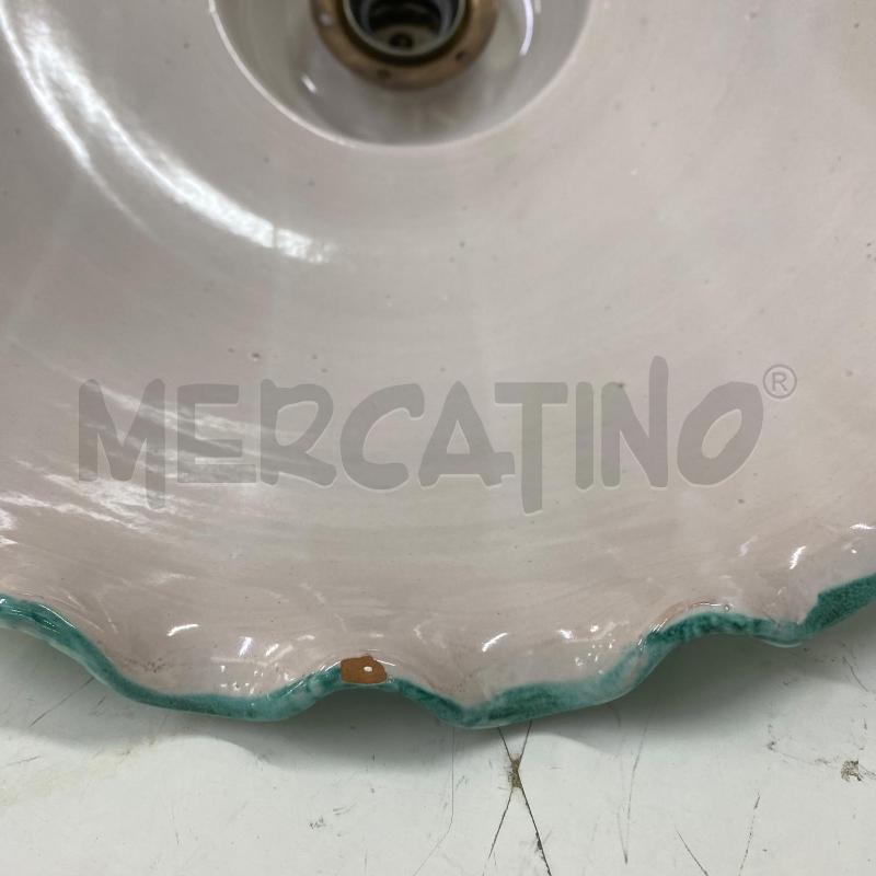 LAMPADARIO VIETRI MASSIMINO DECORO CASETTE | Mercatino dell'Usato Lago patria - giugliano in c. 5