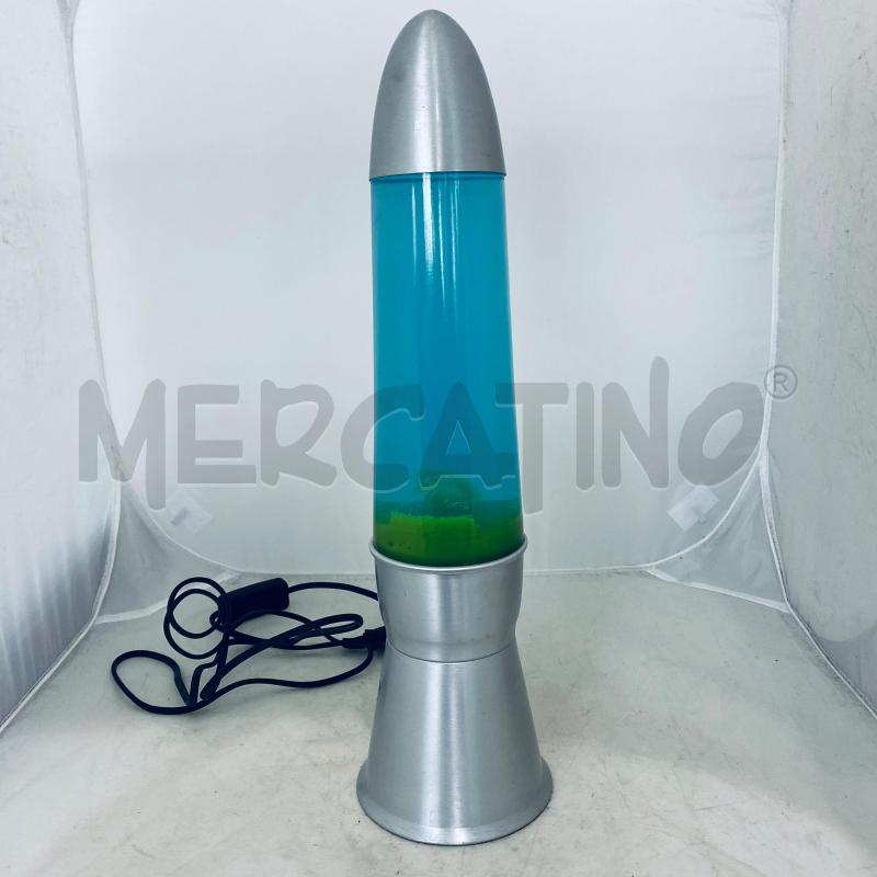 LAMPADA LAVALAMP AZZURRA  | Mercatino dell'Usato Lago patria - giugliano in c. 1