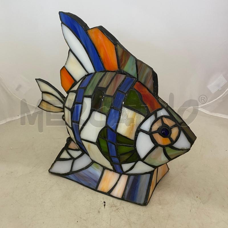 LAMPADA TIFFANY MOSAICO FORMA PESCE | Mercatino dell'Usato Lago patria - giugliano in c. 1