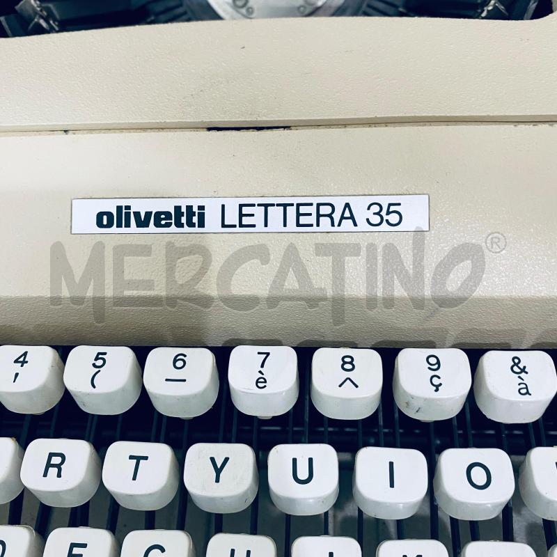 MACCHINA SCRIVERE D'EPOCA OLIVETTI 35 CON CUSTODIA RIGIDA | Mercatino dell'Usato Lago patria - giugliano in c. 5