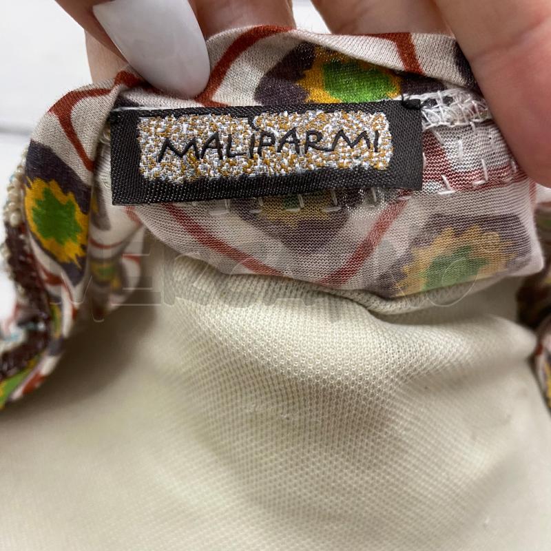 MAGLIA DONNA MALIPARMI BIEGE DISEGNI TARTARUGATI PERLINE SCOLLO | Mercatino dell'Usato Lago patria - giugliano in c. 5