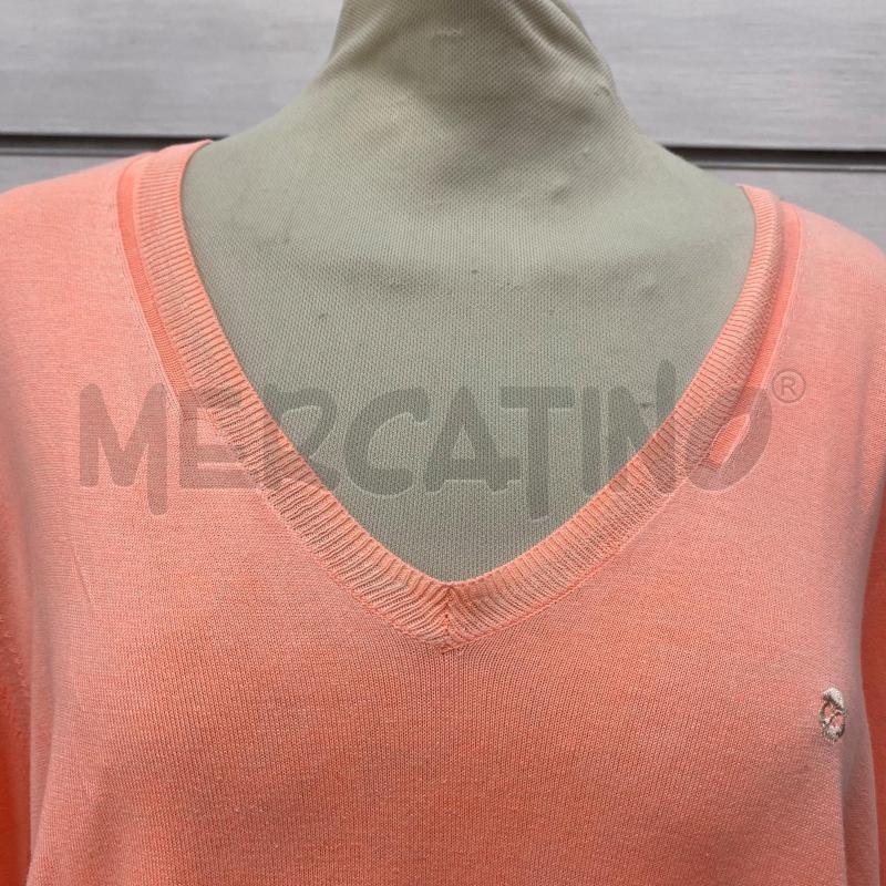 MAGLIA DONNA PAOLO PECORA SALMONE SCOLLO V  | Mercatino dell'Usato Lago patria - giugliano in c. 2