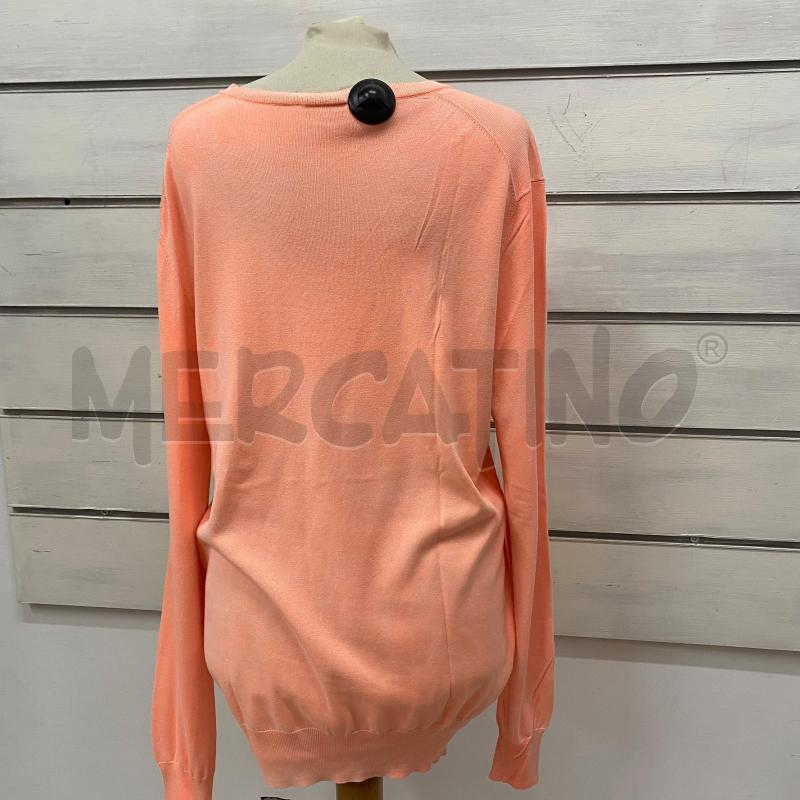 MAGLIA DONNA PAOLO PECORA SALMONE SCOLLO V  | Mercatino dell'Usato Lago patria - giugliano in c. 4