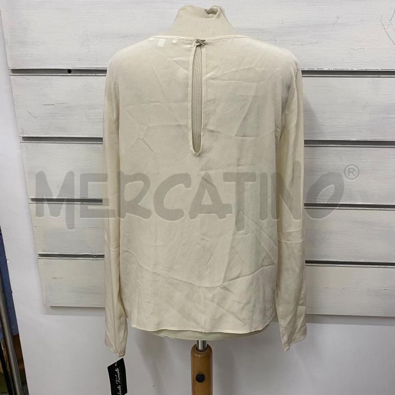 MAGLIA DONNA PATRIZIA PEPE PANNA MANICHE LUNGHE 100%SETA | Mercatino dell'Usato Lago patria - giugliano in c. 3
