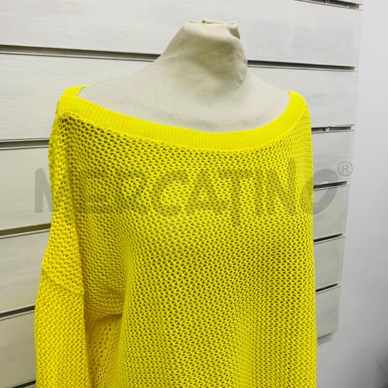 MAGLIA DONNA PINKO FILO GIALLO TRAFORATO | Mercatino dell'Usato Lago patria - giugliano in c. 2