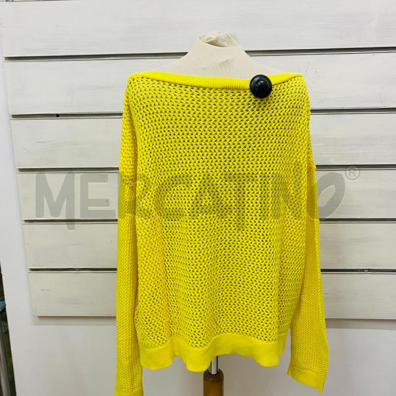 MAGLIA DONNA PINKO FILO GIALLO TRAFORATO | Mercatino dell'Usato Lago patria - giugliano in c. 4