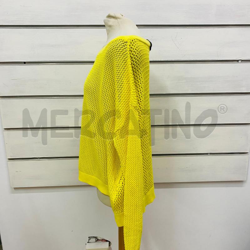 MAGLIA DONNA PINKO FILO GIALLO TRAFORATO | Mercatino dell'Usato Lago patria - giugliano in c. 5