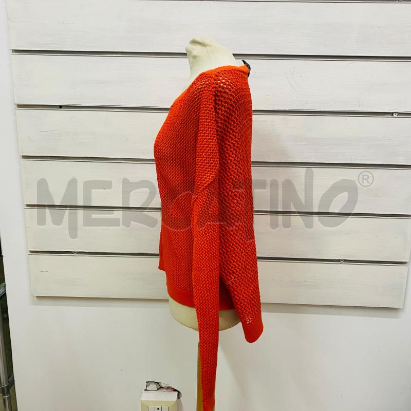 MAGLIA DONNA PINKO FILO TRAFORATO ARANCIO  | Mercatino dell'Usato Lago patria - giugliano in c. 5