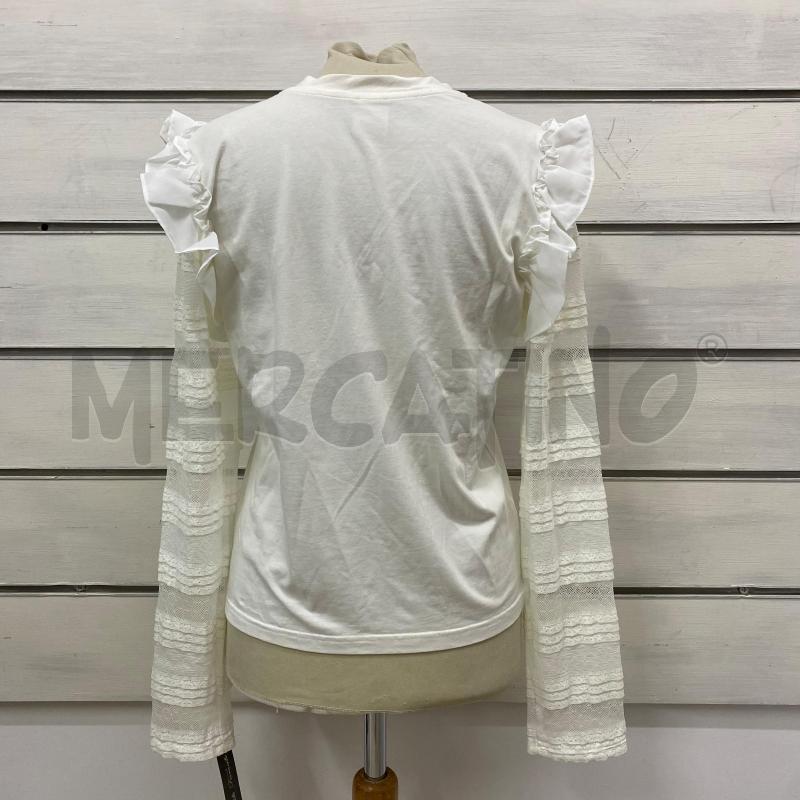 MAGLIA DONNA PINKO PANNA MERLETTO | Mercatino dell'Usato Lago patria - giugliano in c. 3