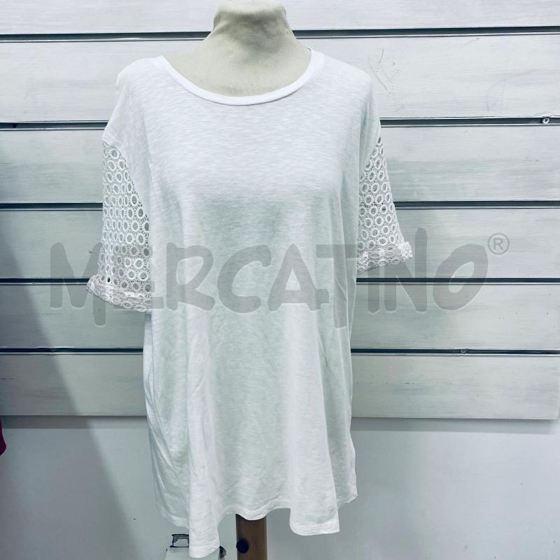 MAGLIETTA DONNA BIANCA MICHAEL KORS MANICHE TRAFORATE | Mercatino dell'Usato Lago patria - giugliano in c. 1