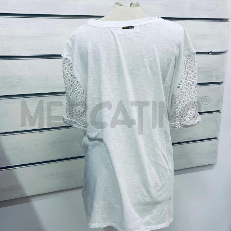 MAGLIETTA DONNA BIANCA MICHAEL KORS MANICHE TRAFORATE | Mercatino dell'Usato Lago patria - giugliano in c. 5