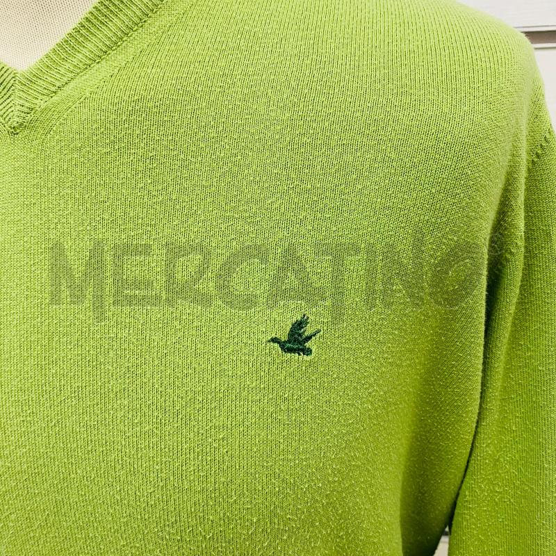 MAGLIONCINO UOMO BOOKSFIELD VERDE LOGO VERDE  | Mercatino dell'Usato Lago patria - giugliano in c. 2