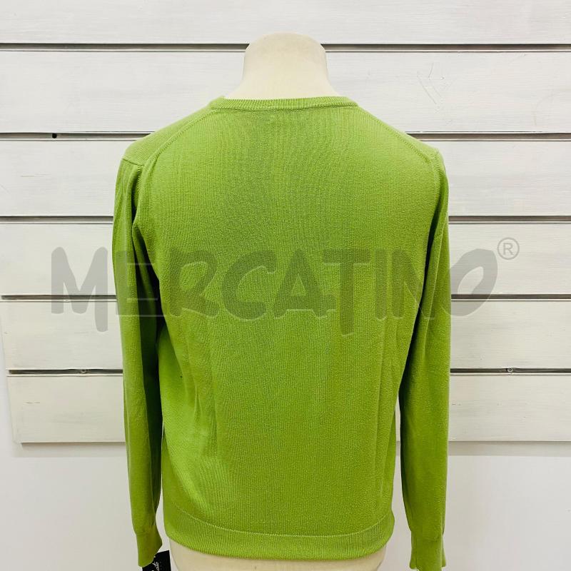MAGLIONCINO UOMO BOOKSFIELD VERDE LOGO VERDE  | Mercatino dell'Usato Lago patria - giugliano in c. 5