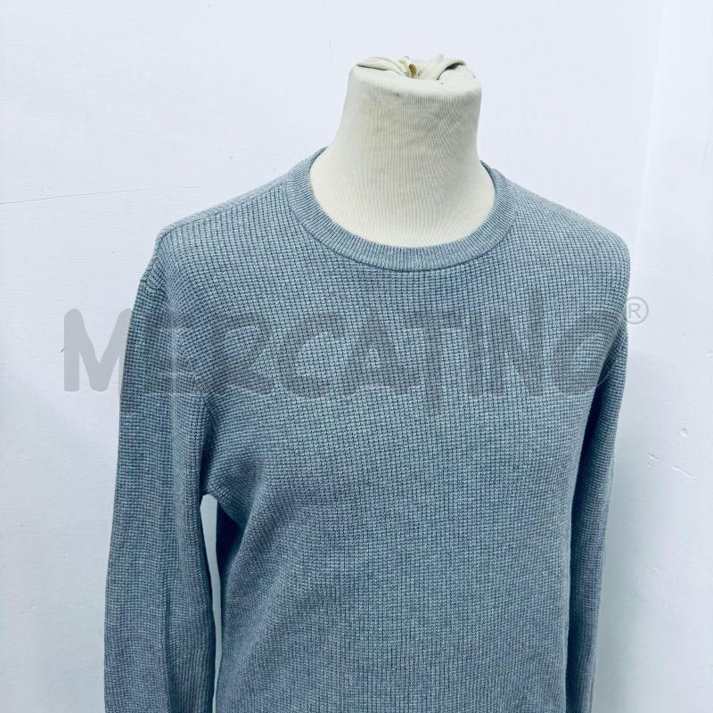 MAGLIONE UOMO ARMANI EXCHANGE GRIGIO LAVORATO | Mercatino dell'Usato Lago patria - giugliano in c. 3