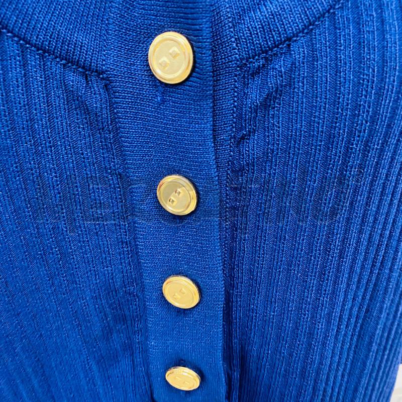 MAGLIONE UOMO LUISA SPAGNOLI BLU COSTINE BOTTONI  | Mercatino dell'Usato Lago patria - giugliano in c. 3
