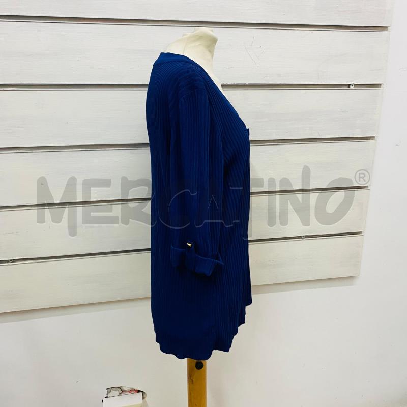 MAGLIONE UOMO LUISA SPAGNOLI BLU COSTINE BOTTONI  | Mercatino dell'Usato Lago patria - giugliano in c. 4